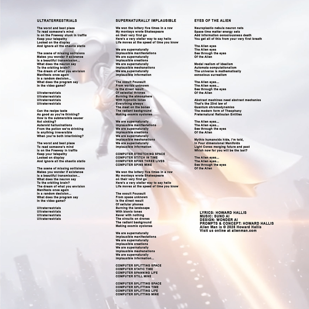 Ultraterrestrials Lyrics