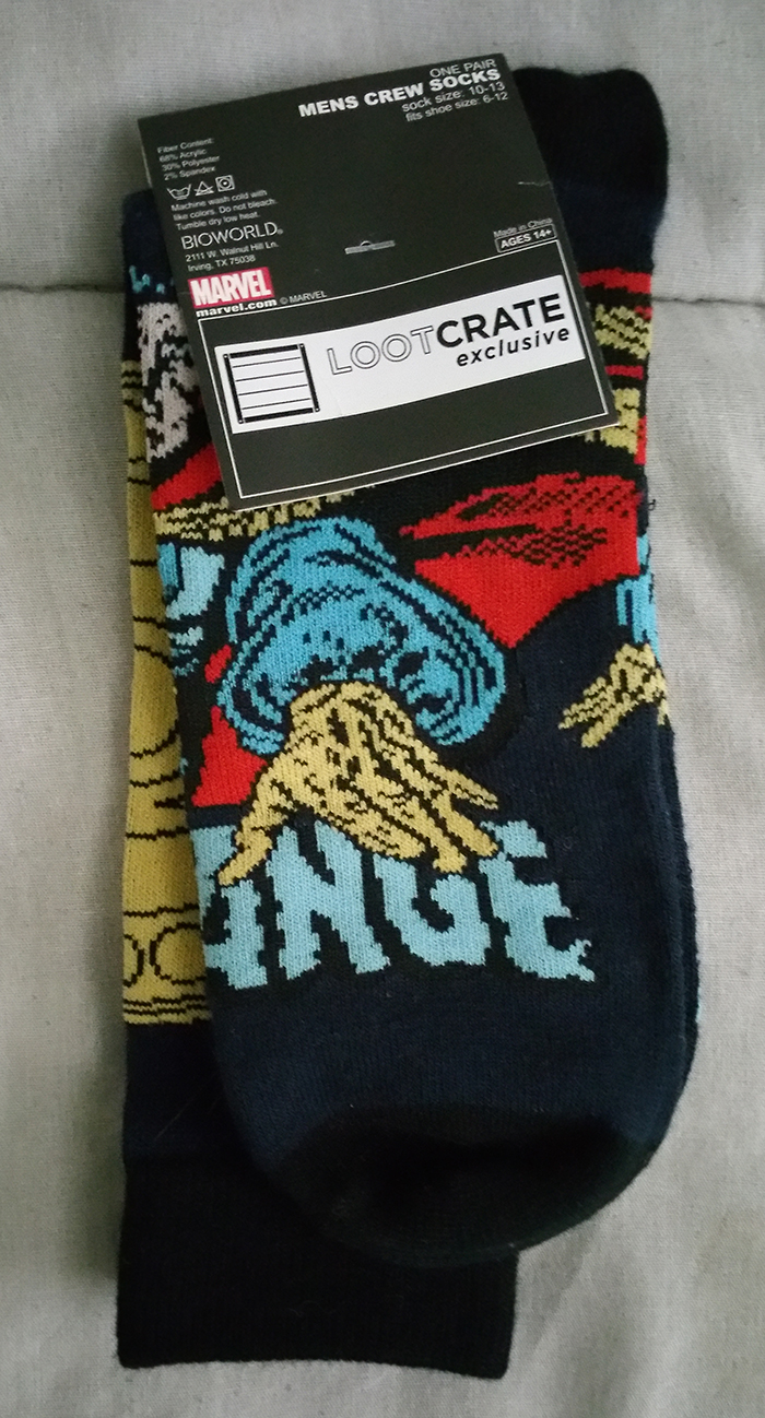 Loot Crate Dr. Strange socks